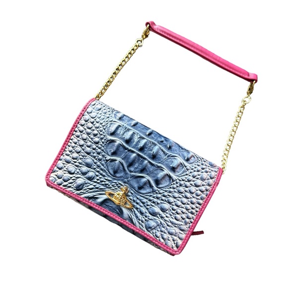 VIVIENNE WESTWOOD leather wallet chain